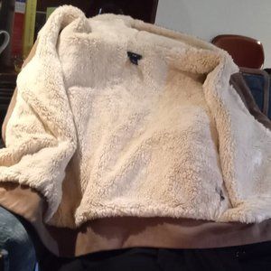 GAP Sherpa Lined Women's Vest Size L